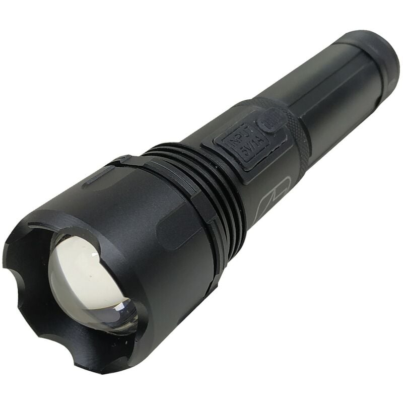 

Linterna LED de Mano Zoom USB 3000LM IP44 + 4 Accesorios | Pack 1 Ud. - Pack 1 Ud.