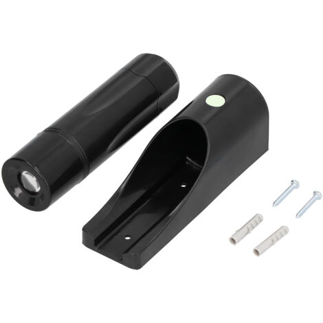 Linterna LED de pared a pilas, de bajo consumo, compacta y portátil para iluminación de emergencia en exteriores.