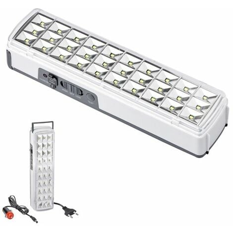 Linterna Led Emergencia Recargable Con Bateria De Litio