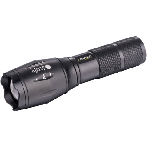 LINTERNA LED KORPASS RECARGABLE 10W
