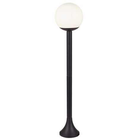 Linterna LED Là¡mpara de pie con portalà¡mparas E27 Color Negro mate h:97cm IP44