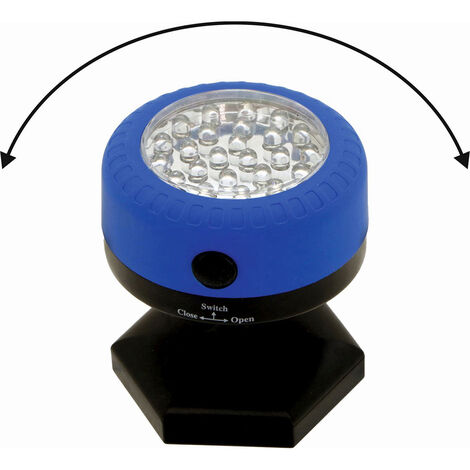 Linterna LED magnética 24 LEDs 5101 + pilas