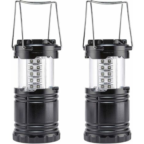 Linterna LED plegable LangRay, linterna de camping portátil ultrabrillante, linterna impermeable de dos piezas superbrillante, ideal para camping, senderismo, pesca, etc.