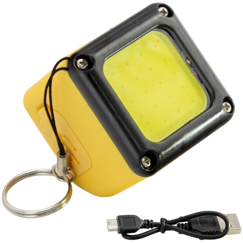 

Linterna led recargable con iman 300 lumenes minicubo recargable / powerbank