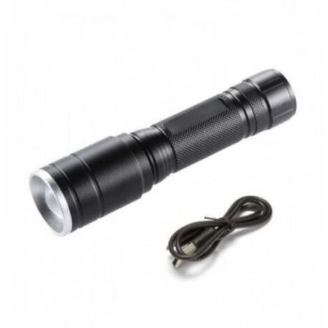 Linterna LED recargable de 5W con función de zoom HUNTER VELAMP