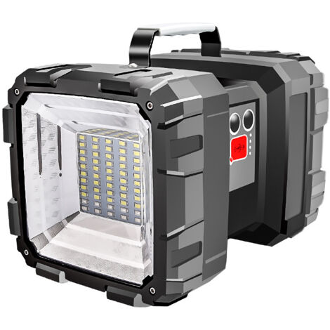 Linterna LED recargable de alta potencia, 4000 lúmenes, 1000 mAh, resistente al agua, para camping, talla L