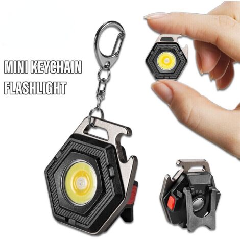 Linterna LED recargable por USB ultrabrillante, resistente al agua, ideal para acampar. Regalo perfecto.