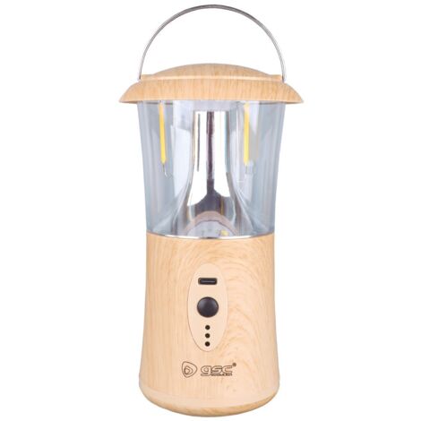 Linterna LED recargable USB 360 lúmenes para camping