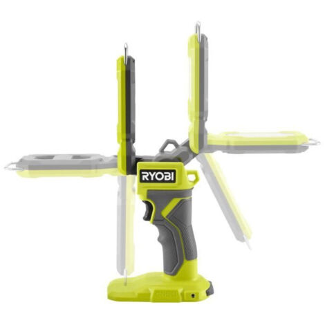 Linterna LED Ryobi 100 Lm Verde Gris