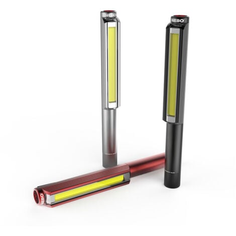 Linterna lil larry. base magnética clip. por la compra de 18 unidades un expositor de regalo