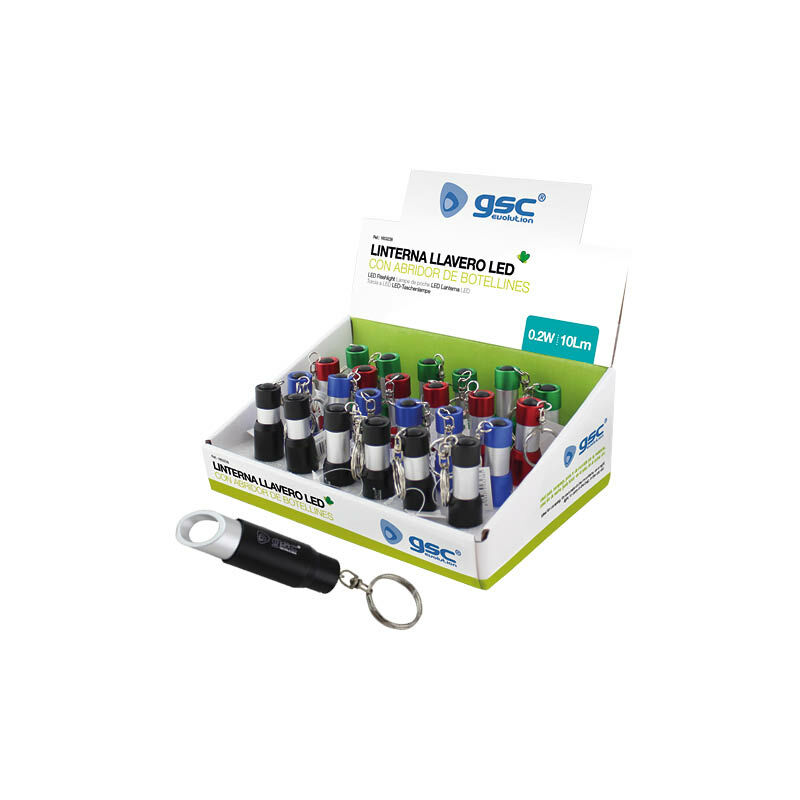 

Linterna llavero con abridor 0.2W - 24u caja exp