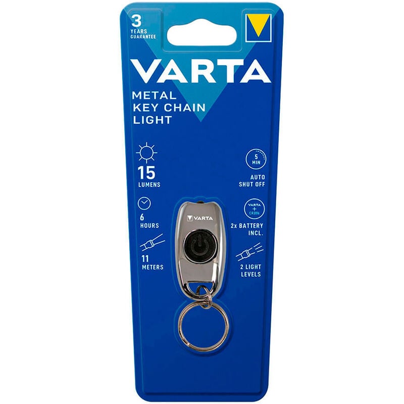 

Linterna llavero metal key chain light - Varta