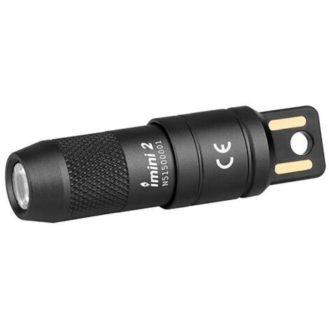 Linterna MINI con 2 puertos USB, magnética, manos libres, recargable, 50 lúmenes, luz suave, pequeña y potente, ideal para decorar (negra)