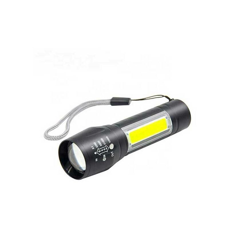 

Linterna MINI LED COB 2 en 1 aluminio recargable