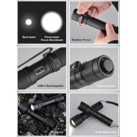 LINTERNA RECARGABLE MW LR250 - 250Lm