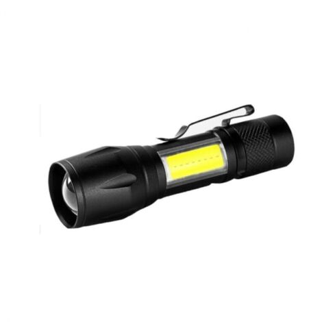 Linterna recargable potente de 1000 lm: de largo alcance, compacta e impermeable IPX6, ideal para uso en interiores, exteriores y emergencias.