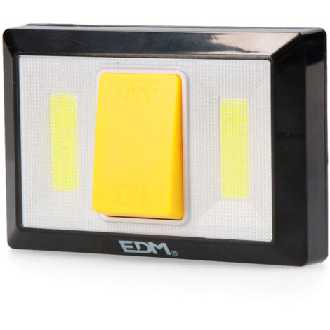 Linterna Rectangular 2 LEDs Profesional 200Lm a Pilas EDM 36440