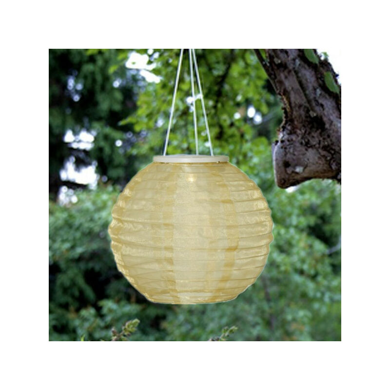 

Linterna solar color blanco 25 cm.