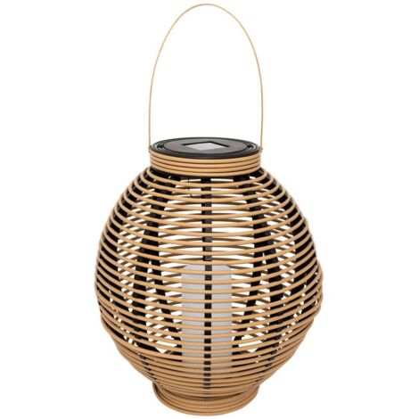 Linterna solar Tany beige H43cm - Atmosphera créateur d'intérieur