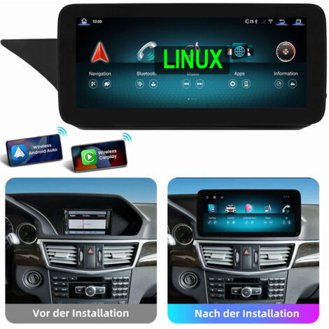 Linux Autoradio pour Mercedes Benz Classe E W212 2010-2013 NTG 4.0/4.5/4.7/5.0 W212