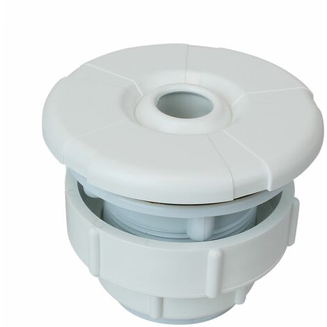 Linxor – Buse de refoulement orientable pour piscine hors sol en bois – Jet réglable – Coloris blanc – Compatible avec piscines en bois