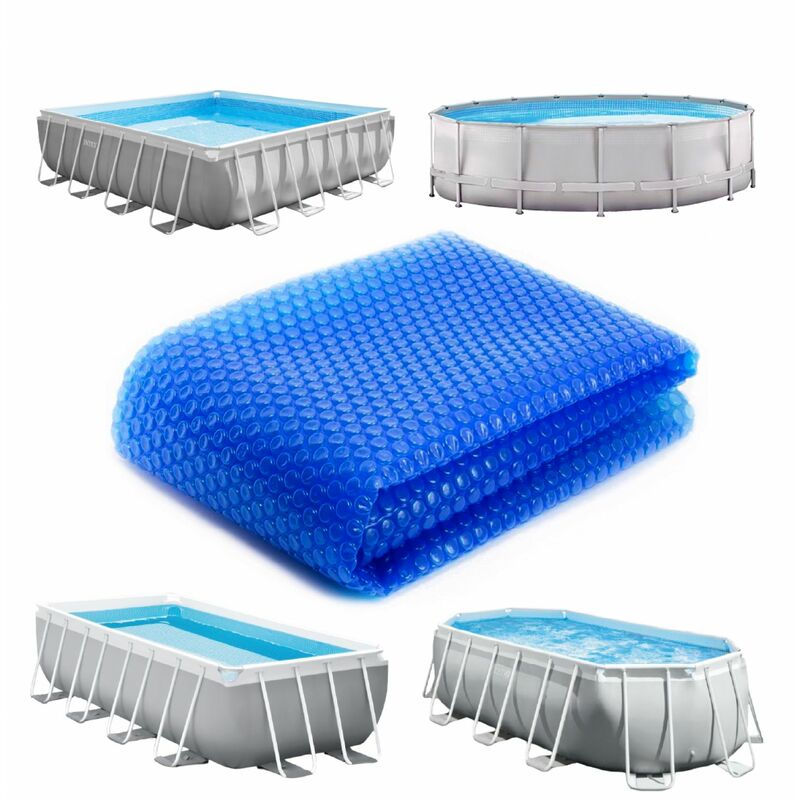 Linxor - Bâche à bulles ronde 4,88m pour piscine - 180 Microns - Bleu