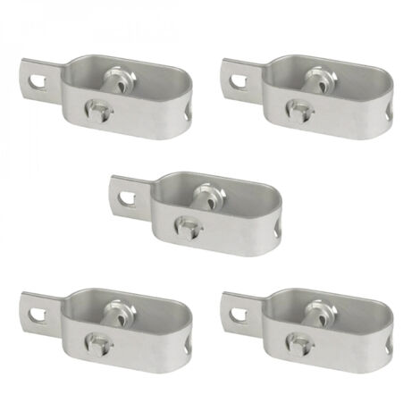 Linxor – Lot de 5 tendeurs galvanisés N°2 pour fils de tension jusqu'à ø 2.4 mm – Largeur 30 mm – Longueur 94 mm – Résistance aux UV
