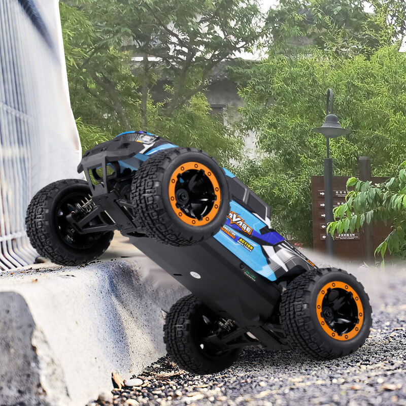 

16889 1/16 30 km / h 4WD RC Car Big Foot 2.4G Coche de juguete de alta velocidad para ninos adultos Azul, Azul - Linxtech