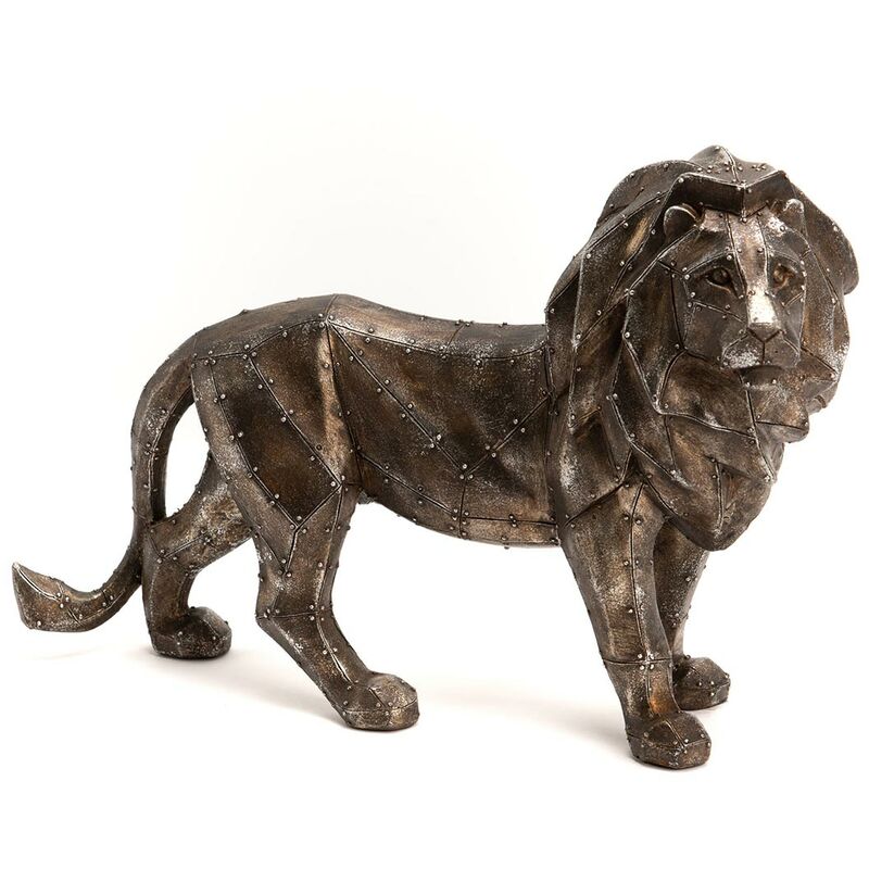 Amadeus - Lion déco Afrique Doré