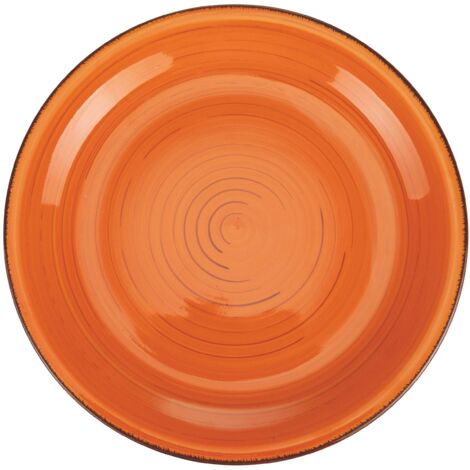 LIPARI PIATTO PIANO ARANCIONE D27CMXH3CM