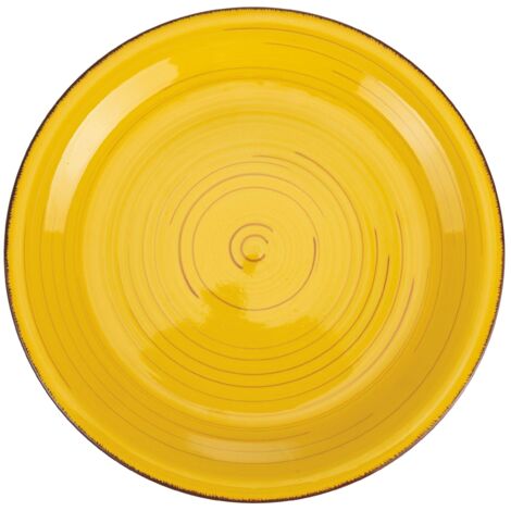 LIPARI PIATTO PIANO GIALLO D27CMXH3CM