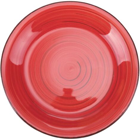 LIPARI PIATTO PIANO ROSSO D27CMXH3CM