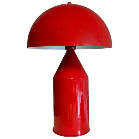Lipeo Moderne Rot Tischlampe, Wohnbeleuchtung, Metall Kopfteil, Nachttischlampe, Leselampe