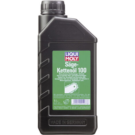 Liqui Moly Sägekettenöl 100 – Hochleistungsöl für Motorsägen – Optimaler Verschleißschutz – Ganzjahres-Einsatz bei hohen und tiefen Temperaturen