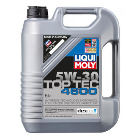 Liqui Moly 3756 Top Tec 4600 Motoröl 5 W-30 5 Liter