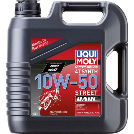 Liqui Moly 4-Takt Motoröl 4T Synth 10W-50 Street Race 4 L Motoröle