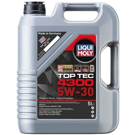Liqui Moly 5W-30 TOP TEC 4300 3741 Huile pour moteur 5 l S395091
