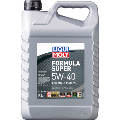 Liqui Moly Leichtlauf Motorenöl Formula Super 5W-40LL 5 L Motoröl