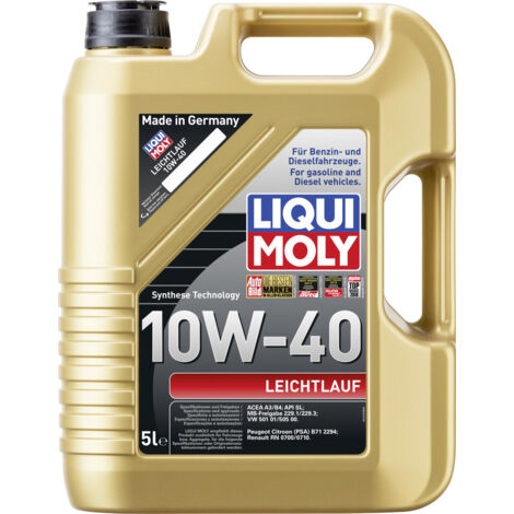Liqui Moly Motoröl Leichtlauf 10W-40 5 L Motoröle