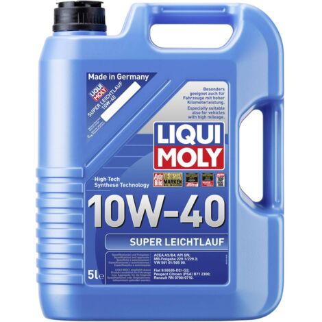 Liqui Moly SUPER LEICHTLAUF 10W-40 1301 Huile moteur 5 l