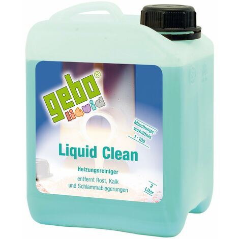 Liquid Clean 2l Heizungsreiniger Reiniger Heizung Reinigungsmittel