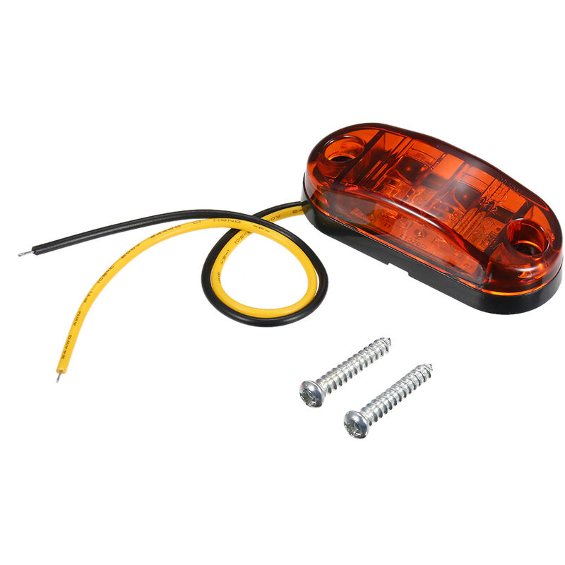 

Liquidacion DC9-30V 2 LEDs de marcador lateral, luz indicadora de la lampara SMD2835 IP65 Resistencia de agua para camiones remolque para pasajeros