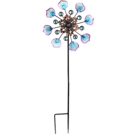 ¡Liquidación de invierno Veletas SuoKom, veletas metálicas para jardín con estaca, captadores de viento, molinos de viento, ideales para decorar su terraza, césped y jardín.