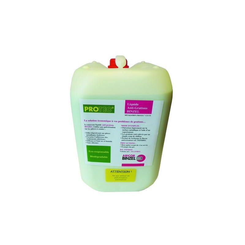 Abicor Binzel - Liquide anti-grattons Protec CE15L bidon 10L Binzel