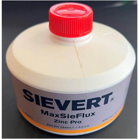 Liquide de décapage MaxSieFlux Zinc Pro 320 ml pour le zinc titane prépatiné SIE