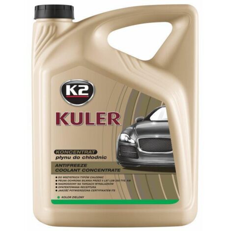LIQUIDE DE REFROIDISSEMENT K2 KULER CONC. 5 L VERT