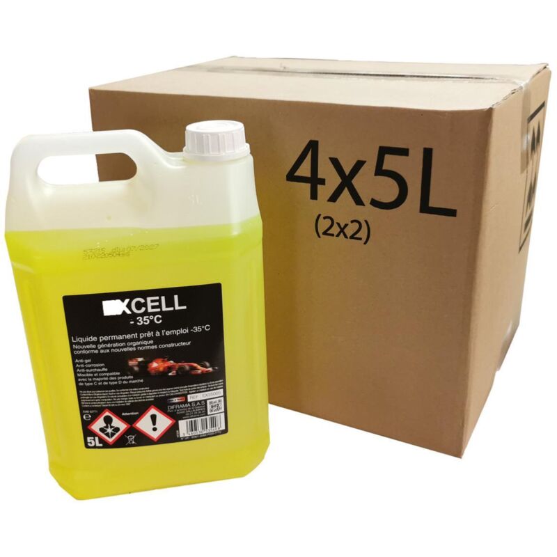 Oc-pro - Liquide de refroidissement universel -35 c, carton de 20 litres