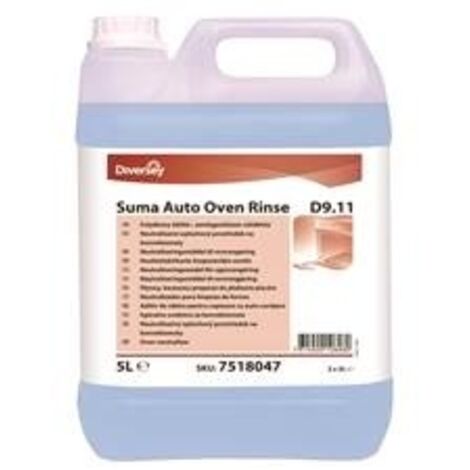 Liquide de Rinçage et de sechage acide pour les Fours suma auto oven rinse Bidon de 5L - Diversey