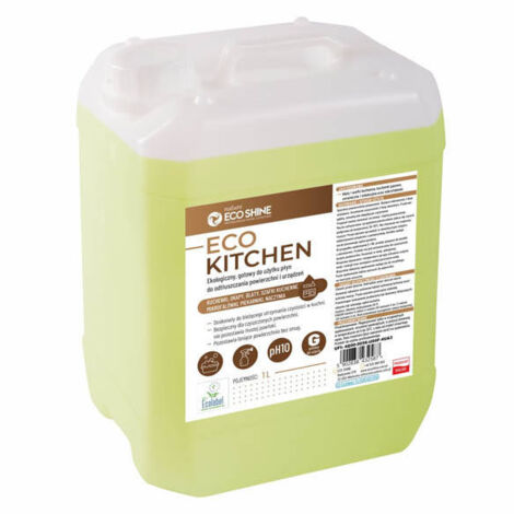 Liquide dégraissant pour surfaces de cuisine Eco Shine 5L, 1 pièce.