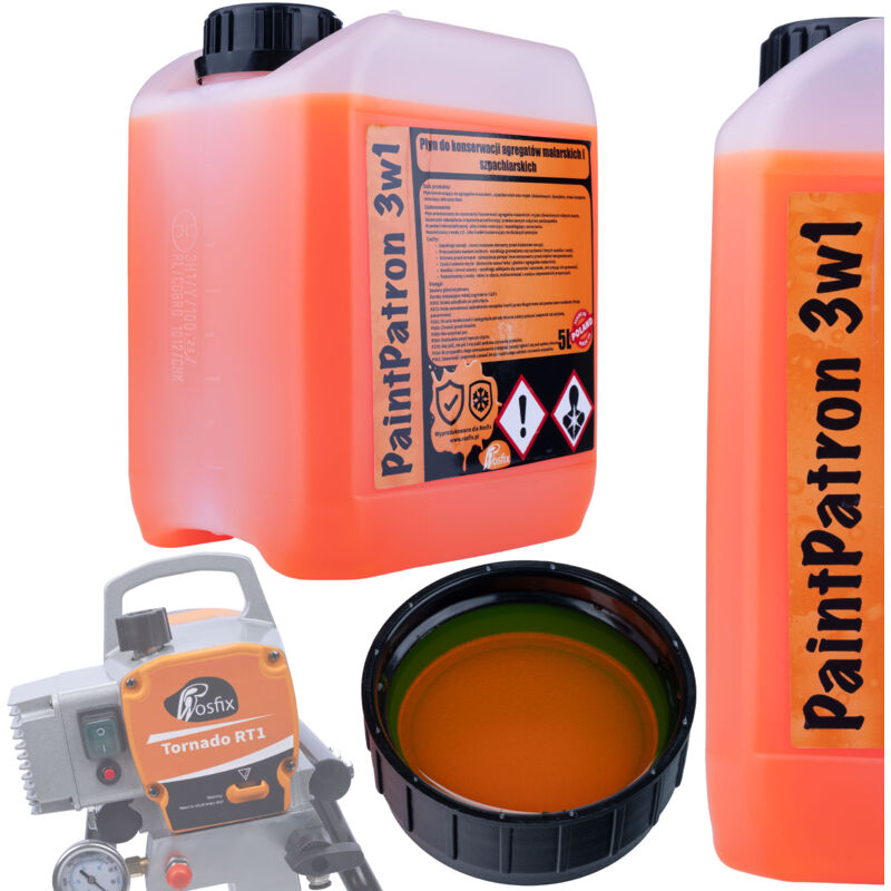 Liquido di manutenzione e pulizia per l'unità di verniciatura Rosfix PaintPatron 3in1 5L